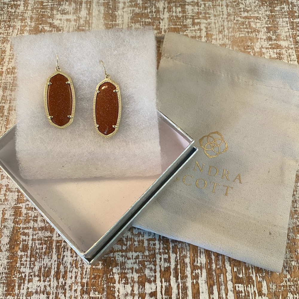 Kendra Scott Elle Gold Stone earrings